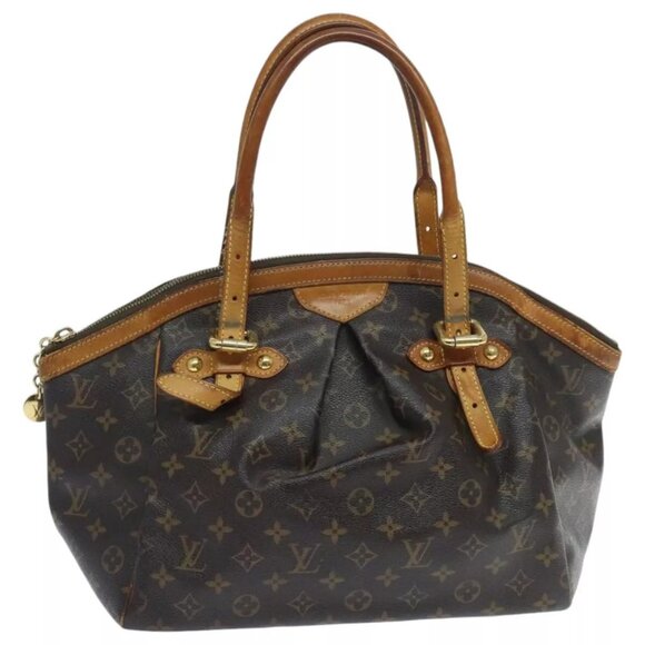LOUIS VUITTON Monogram Tivori GM Hand Bag M40144 LV Auth